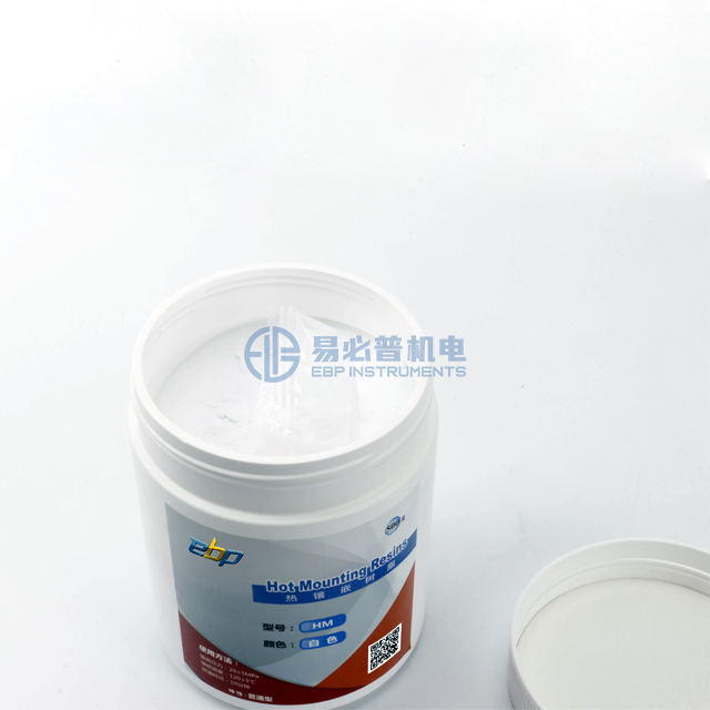 White Color Sample Mounting Resin