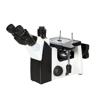 Trinocular Inverted Metallographic Microscope with 6V30W Halogen Bulb 50X - 500X